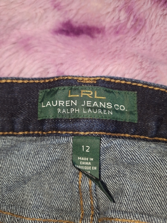 Lauren Ralph Lauren Dark Blue Denim Midi Skirt - Picture 4 of 4